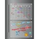 thumbnail image 1 of 1set Acrylic Transparent Refrigerator Memo Board With Notebook And Pen, 1 of 5