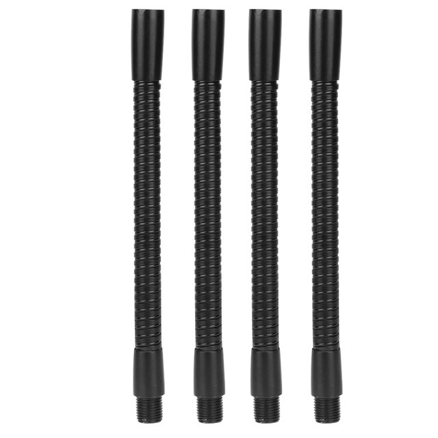 Manguera de lámpara de cuello de cisne, 4 Uds., calibre de aluminio de 10mm, lámpara Flexible para mesa de escritorio, accesorios de iluminación de manguera de 15cm