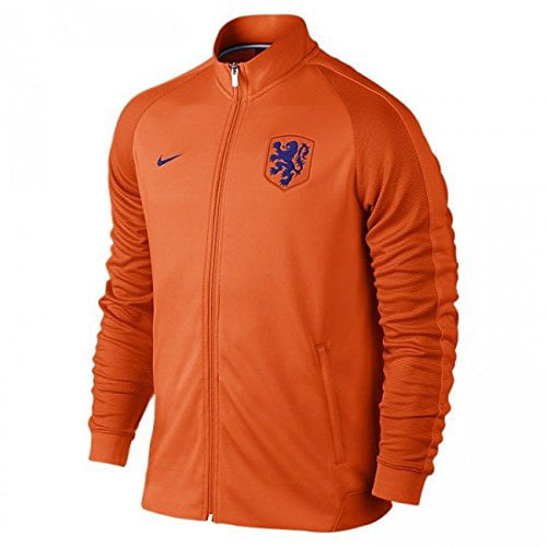 Adverteerder opladen rit Nike N98 Netherlands Authentic Track Soccer Jacket (Medium) Orange -  Walmart.com