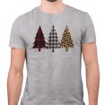 thumbnail image 2 of Plaid Print Christmas Trees Shirt Unisex 4X-Large Grey, 2 of 5