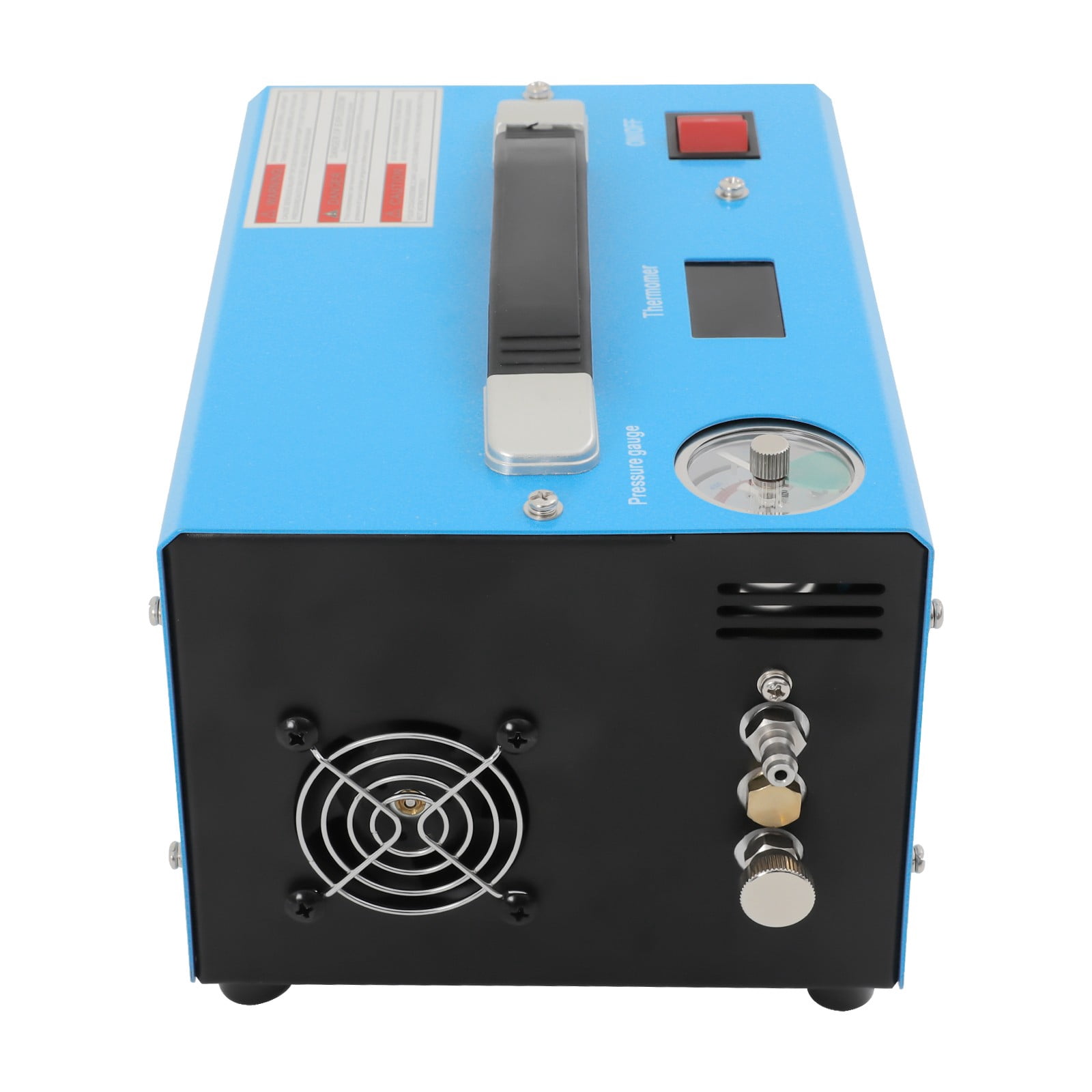 4500PSI PCP Air Compressor, Auto Stop, 12V/110V 250W for Paintball/Diving/Tanks