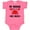 Hot Pink, variant on Inktastic Mamaw Loves Me Grandson Boys or Girls Baby Bodysuit