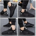 thumbnail image 6 of Frhoxug Men's Striped Running Shoes, Couple Mesh Breathable Sneakers For Outdoor Sports Tennis, 6 of 7