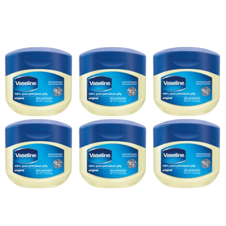 Vaseline Pure Petroleum Jelly 7.5 oz (Pack of 6)