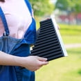 thumbnail image 1 of Raindrops 1 Set Black 16 Pan Flute Traditional C Key Musical Instrument for Music Education and Practice, 1 of 8