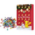 thumbnail image 1 of Caja ciega de cuenta regresiva de 24 días, calendario de Adviento de Pokémon navideño, regalo sorpresa, 1 of 9