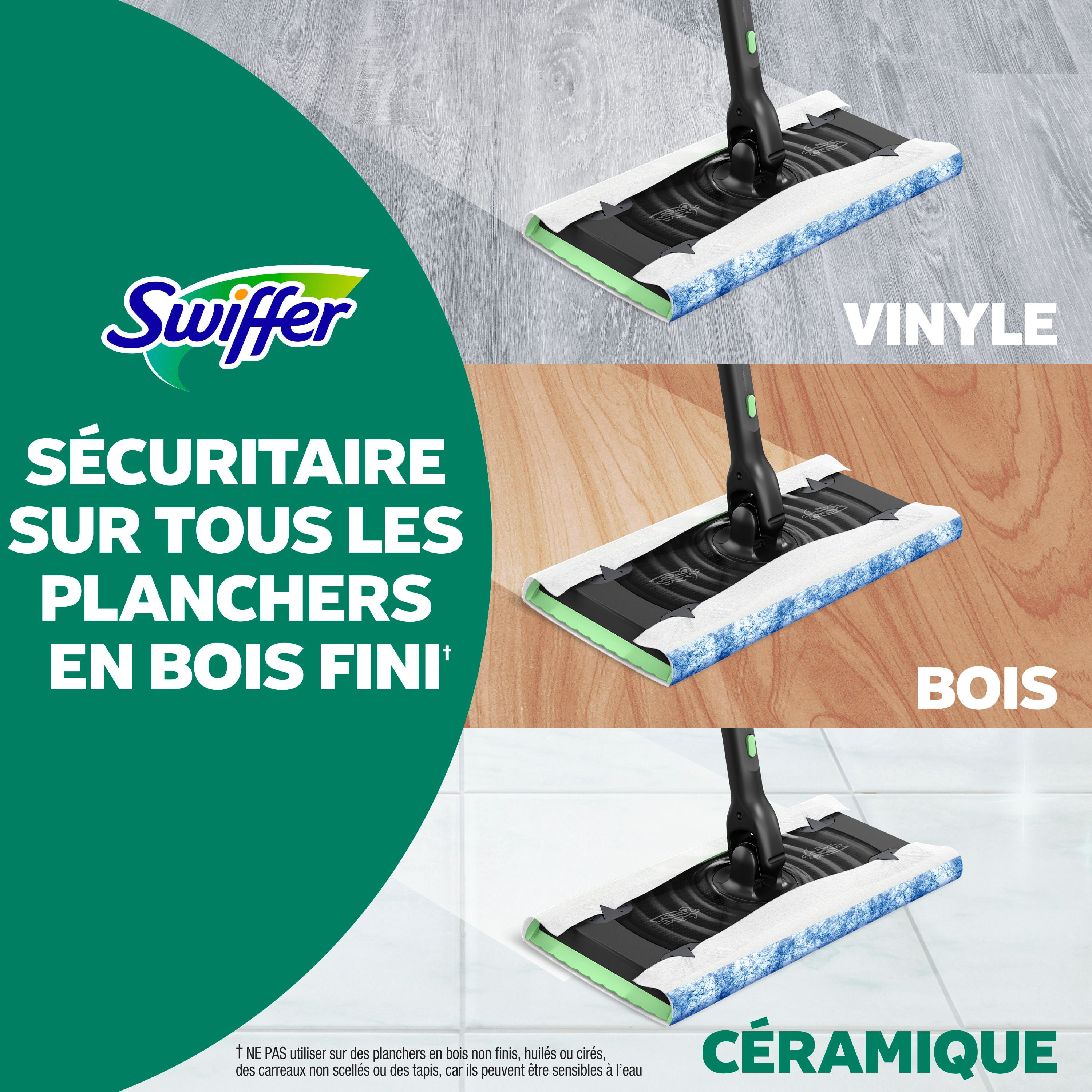 Swiffer Sweeper Pet Heavy Duty Wet Multi-Surface Cloth Refills for Floor Mopping and Cleaning, Fresh Scent, 20CT