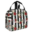 thumbnail image 2 of Disketp Rose Flowers for Insulated Lunch Bag for Women and Men, Perfect for Work, Hiking, Picnic, 2 of 8