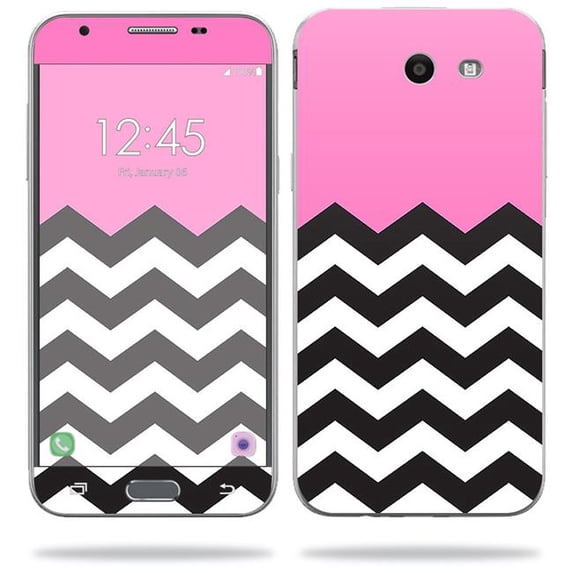 MightySkins SAGJ317-Pink Chevron Skin for Samsung Galaxy J3 2017 - Pink Chevron
