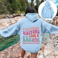 thumbnail image 2 of Hoodies for Women Ladies Sweatshirts Small Hoodies for Women Plain Womens Zipper Front Hoodie Oversized Hoodie Sweatshirt plus Shirt Jacket Ladies Pullover Sweaters Light Blue XL, 2 of 3