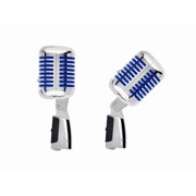 Monoprice Memphis Blue Classic Retro-Style Dynamic Microphone, Supercardioid Polar Pattern, For Podcasting, Streaming, and Live Performing - Stage Right Series