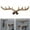 Beige 15.74", variant on SMKE Resin Deer Antler Wall Hook,Retro Decorative Clothes/Coat Hanger,Multi-Room Key/Towel Storage Rack,Durable Household Organizer Hook,Easy-Install Entrance/Living Room Statement Piece Beige