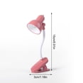 thumbnail image 4 of ziyahi Reading Light Adjustable Clip Mini Desktop Table Lamp Battery Powered Camping Portable Clamp Night Light, Rose Red, 4 of 6
