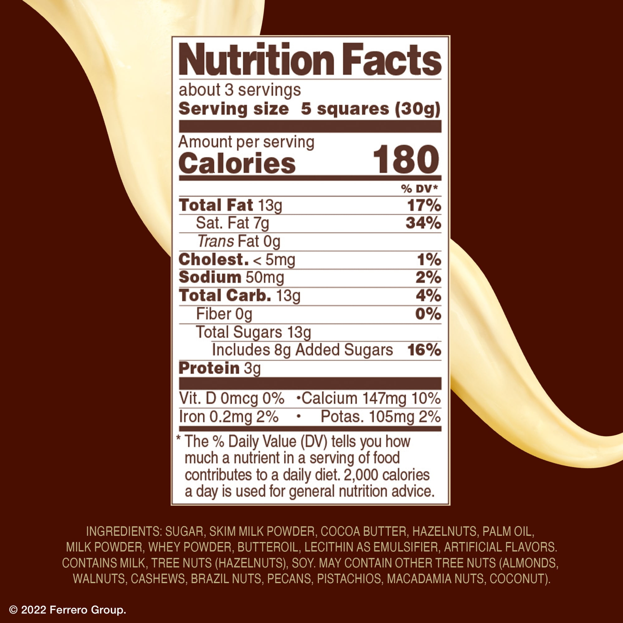 Ferrero Rocher Calories and Nutrition