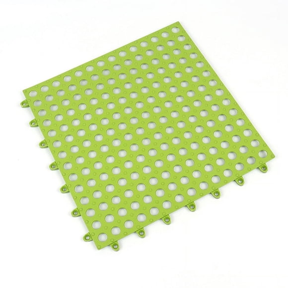 alfombrillas antideslizantes de PVC para baño y cocina, 30 x 30 cm, color verde