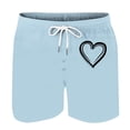 thumbnail image 3 of Awdenio Mens Running Shorts Swim Trunks Hawaiian Bathing Mesh Lining Suit Swimsuits Beach Shorts with Pockets, 3 of 4