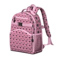 thumbnail image 2 of Pink Pug Puppies Backpack for School,Cute School Bag,Schoolbag with Adjustable Shoulder Straps & Padded Back,15.25"x11.5"x5.25", 2 of 6