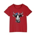 thumbnail image 6 of OKSALE Funny T Shirts for Boys Size 8 Cowboys 4th of July Shirt Toddler Boys Girls American Flag USA T-Shirts Little Kids Patriotic Tee Tops 3-12 Years, 6 of 7
