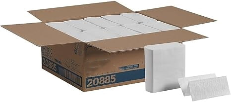 Z-Fold Multifold Paper Towels, 1-Ply, 260 Sheets/Pack, 10 Packs/Carton (20885)