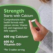 CELEBRATE VITAMINS Calcium Plus Tablets, 600 mg Calcium Citrate with Vitamin D3, 180 Count, Gluten-Free