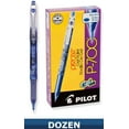 thumbnail image 2 of Bolígrafo PILOT P-700 tinta gel punta fina azul, paquete de 12, 2 of 2