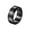 DJ079 black, variant on Mens Titanium Ring Wedding Band Texture Pattern Ring Light Luxury Rotatable Design Ring Personality Trend Dark Style With Gift Box