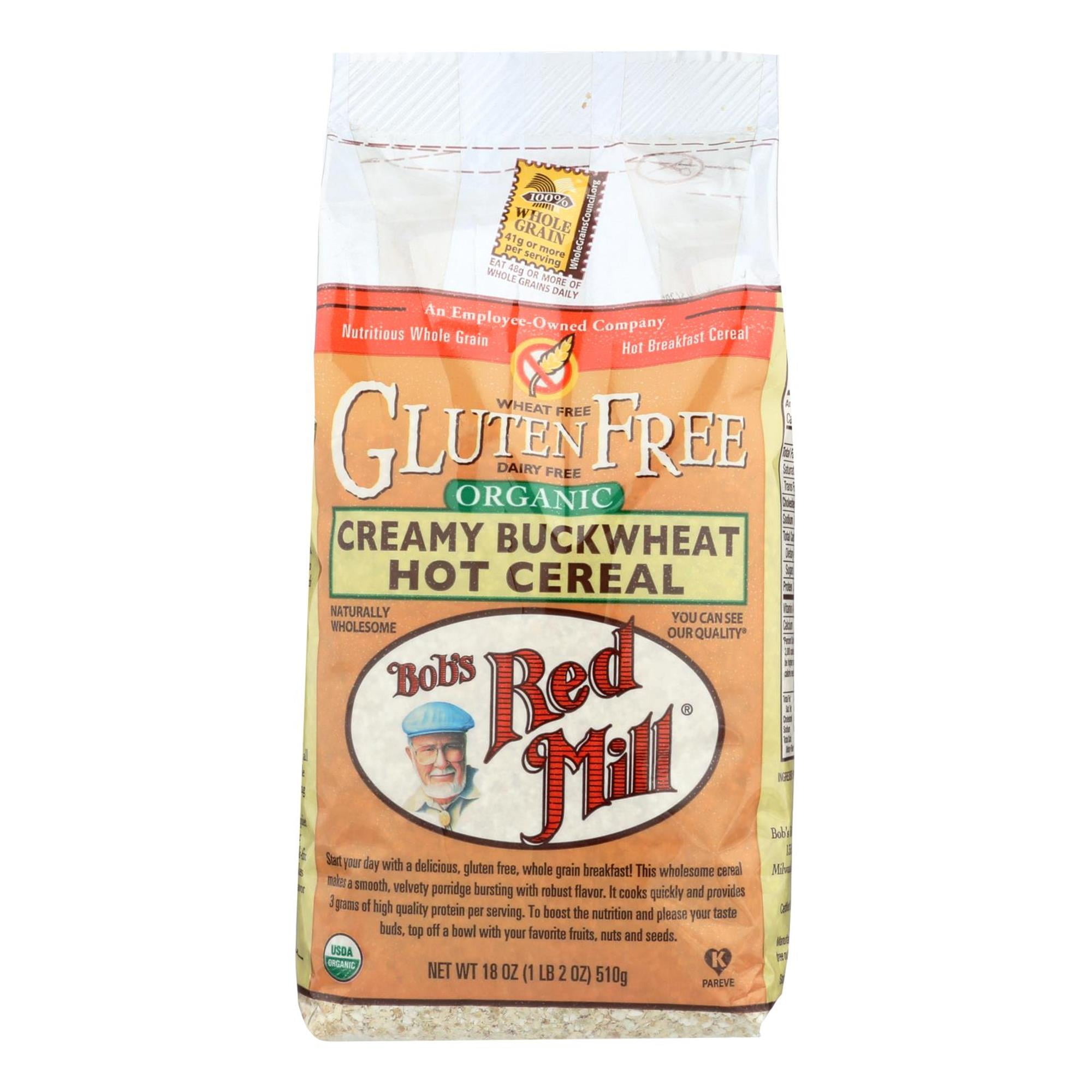 Bob’S Red Mill GlutenFree Creamy Buckwheat Hot Cereal, 18 Oz, Pack of
