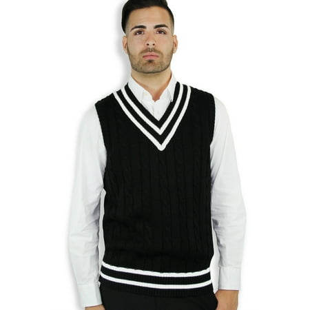 Men's Cable Sweater Vest