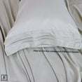 thumbnail image 5 of Elizabeth Samuel King Size Sage Green 6-piece Bed Sheet Set, 100% Bamboo Sheets with Deep Pockets, 400 Thread Count, 4 Pillowcases, 1 Flat Sheet, 1 Fitted Sheet (Sage Green), 5 of 8