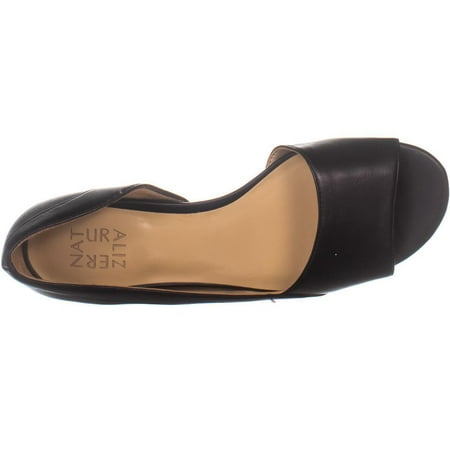 naturalizer peep toe flats