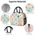 thumbnail image 4 of Womens Pioneer Flower Floral Print Pattern Lunch Box for Work,Insulated Lunch Bag for Women,Loncheras Para Mujer,Leakproof Adult Lunch Bag for Work,Beach,Travel,Picnic,Camping, 4 of 6