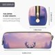 thumbnail image 3 of Disketp Night Sky Elk Estuche de Lápices de Cuero con Cierre, Estuche Compacto para Papelería, Bolígrafos y Accesorios Pequeños, 3 of 7