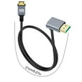 thumbnail image 3 of Adaptateur de Câble Mini HDMI-Compatible vers HDMI-Compatible 0.5/1/2M 8K HDMI-Compatible 2.1 pour Caméra Caméscope Tablette Angle Bas 0.5M, 3 of 6