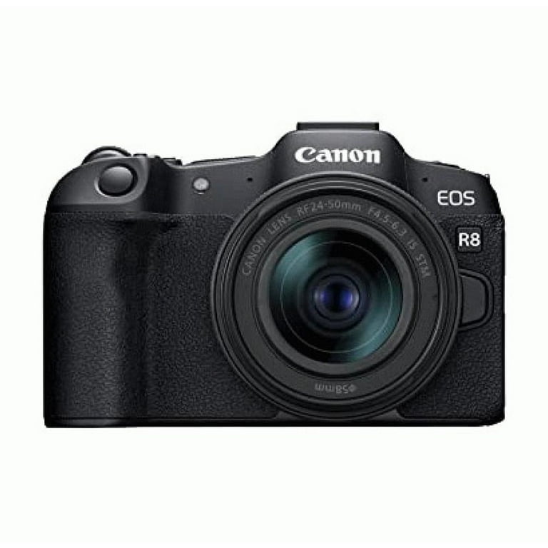 Canon EOS R8 Full-Frame Mirrorless Camera with 24-50mm Zoom Lens