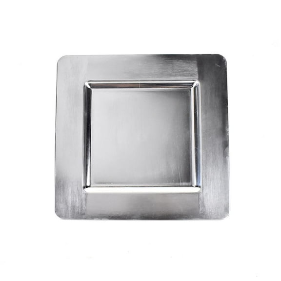 Plastic Square Charger Plate, 13-Inch