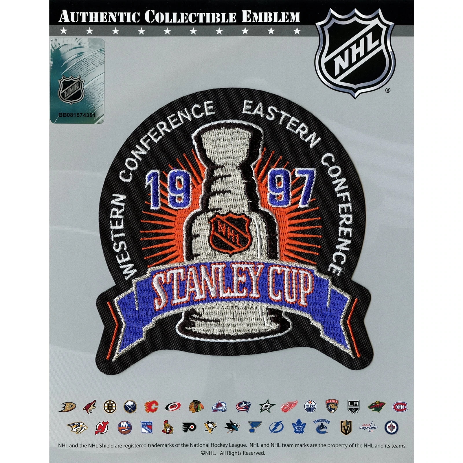 2003 STANLEY CUP FINAL PATCH 