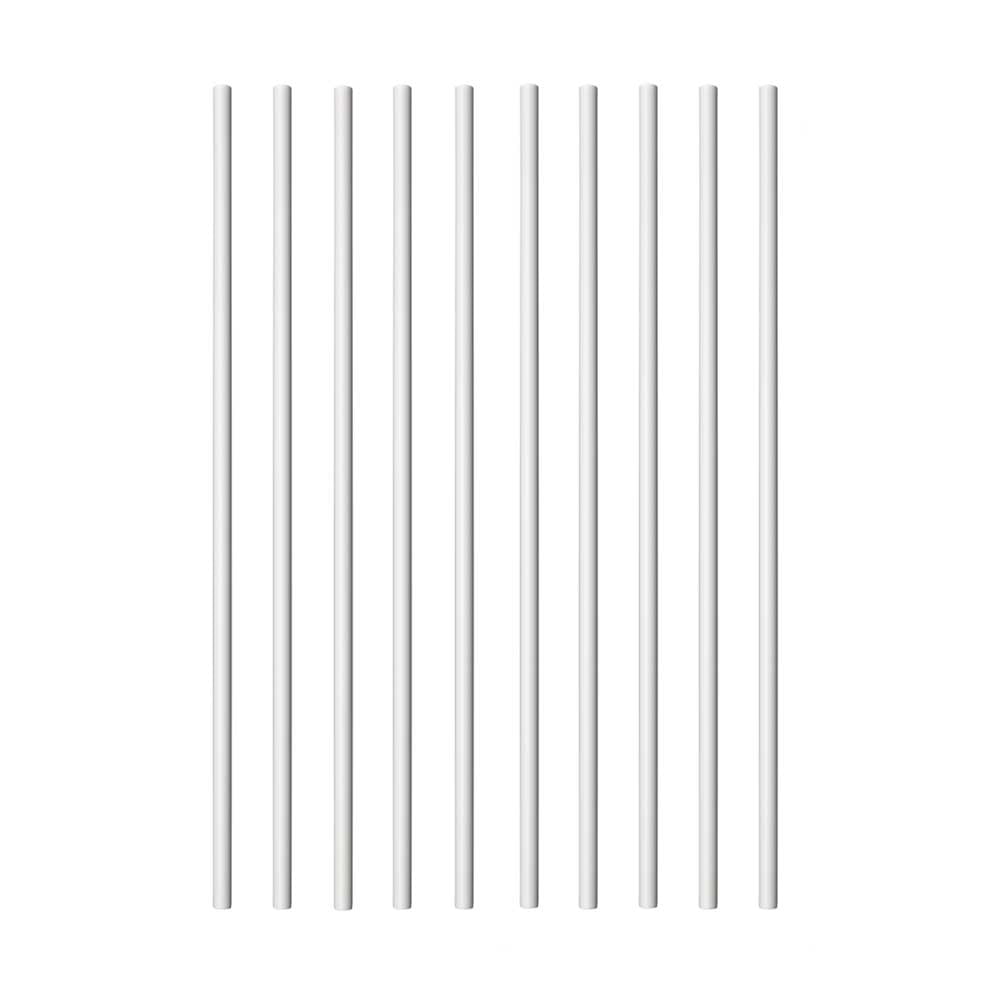 Deckorators Classic White 32 in. Classic Round Aluminum Balusters, 10-Pack
