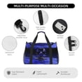 thumbnail image 4 of Balery Steel Skull Bolsa de Gimnasio para Mujeres, Bolsa de Viaje con Bolsillo Húmedo, Bolsa de Fin de Semana para Mujeres, Bolsa de Viaje Resistente al Agua, 4 of 7