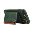 thumbnail image 6 of Allytechgroup Stylish iPhone 8 Plus/ 7 Plus Wallet Case, Secure Case for Apple iPhone 8 Plus/ 7 Plus, Multi-functional Durable, Ring Holder Hand Wrist Stand Shockproof Case for Women Men, Green, 6 of 7