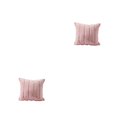 thumbnail image 4 of Bewildely Throw Pillow Covers Funda de almohada Soft Square Shape Funda de cojín Sofá Cama Dormitorio Cojines de coche Fundas Pink 50x50cm Rosa 50x50cm 2piezas, 4 of 6