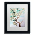 thumbnail image 2 of Trademark Fine Art "Blue Maple" Canvas Art by Wendra, White Matte, Black Frame, 2 of 4