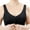 Black, variant on Virmaxy Womens Wireless Bra Solid Color Wirefree High Elastic Large Size Comfortable Bra Solid Color Non Steel Ring High Elastic Oversized Comfortable Bra Gray XL