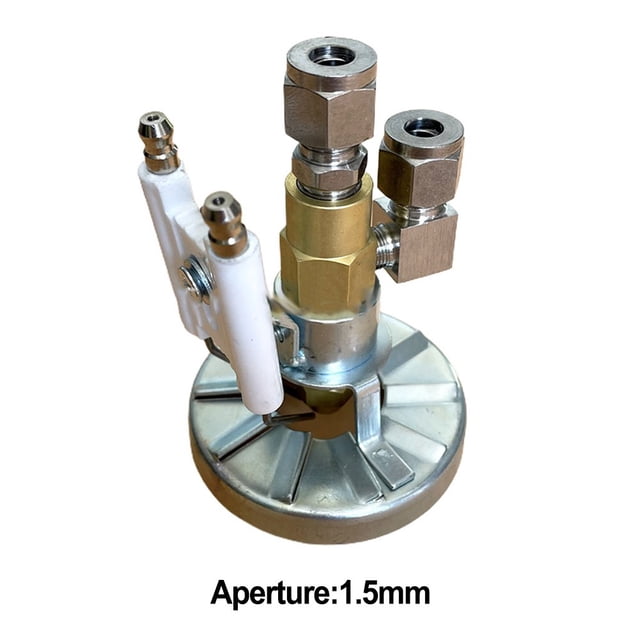 Atomizing Spray Nozzle for Waste Oil Burner 0 5 2 0MM, Compressed Air, Fine Fog Particles, High Viscosity Applications