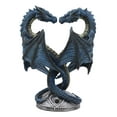 thumbnail image 2 of Dragon Heart Altar Drake Candleabra Candle Holder Twin Dragons Figurine 9"Tall, 2 of 6