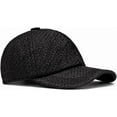 thumbnail image 2 of Retro Straw Baseball Cap Mens Straw Cap Breathable Summer Paperstraw Crochet Baseball Hat Ballcap for Men Women, 2 of 9