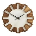 thumbnail image 2 of Wall Decoration Clock Wooden Watch Silent Quartz 30cm Suitable for Bedroom Study Farmhouse, 2 of 7