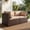 Beige, variant on TANGJEAMER 2 Pieces All-Weather PE Rattan Sectional Sofa with Cushions for Party and Family Gathering(Beige)