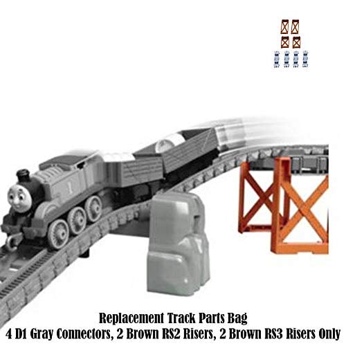 GBN45 ~ Thomas /& Friends Trackmaster Percy 6 1 Set ~ Replacement Track Bag ~ 4 E2 Track Pieces ~ Blue Replacement Parts for Thomas The Train in