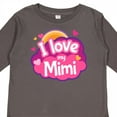 thumbnail image 4 of Inktastic I Love My Mimi Grandma Girls Long Sleeve Toddler T-Shirt, 4 of 5