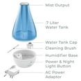 thumbnail image 6 of MistAire Ultrasonic Cool Mist Humidifier - Compact, 2 Mist Settings, Night Light, Auto Shut-Off - For Small Rooms, Offices, Nurseries, & Plants, 6 of 8